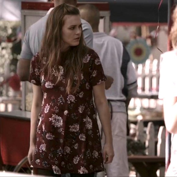 [SOLD] RARE Lush Floral Print Mock Neck Dress ASO Lydia Martin - Picture 11 of 11